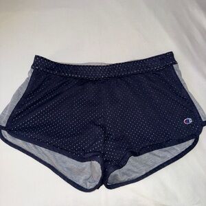 Champion Women's Dark Blue Athletic Shorts
